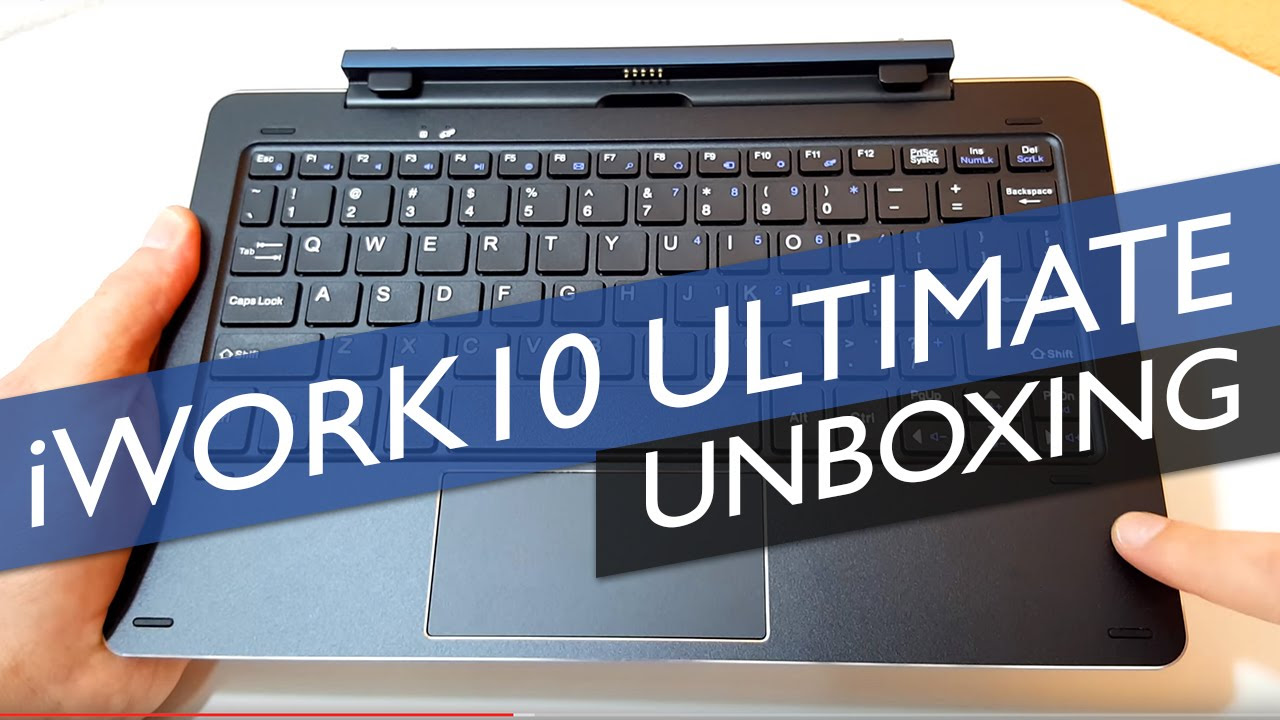 Cube iwork10 Ultimate + Keyboard Unboxing & Hands On - YouTube