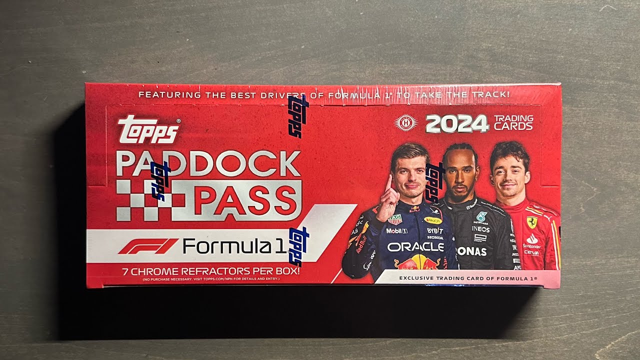 2024 Topps Formula 1 Paddock Pass Hobby Box Opening - Lovely First