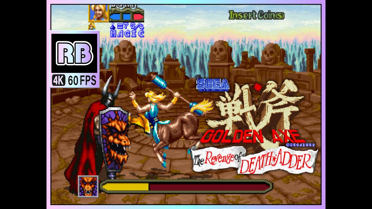 1992 [RBM 4K 60fps] ゴールデンアックス デスアダーの復讐 / Golden