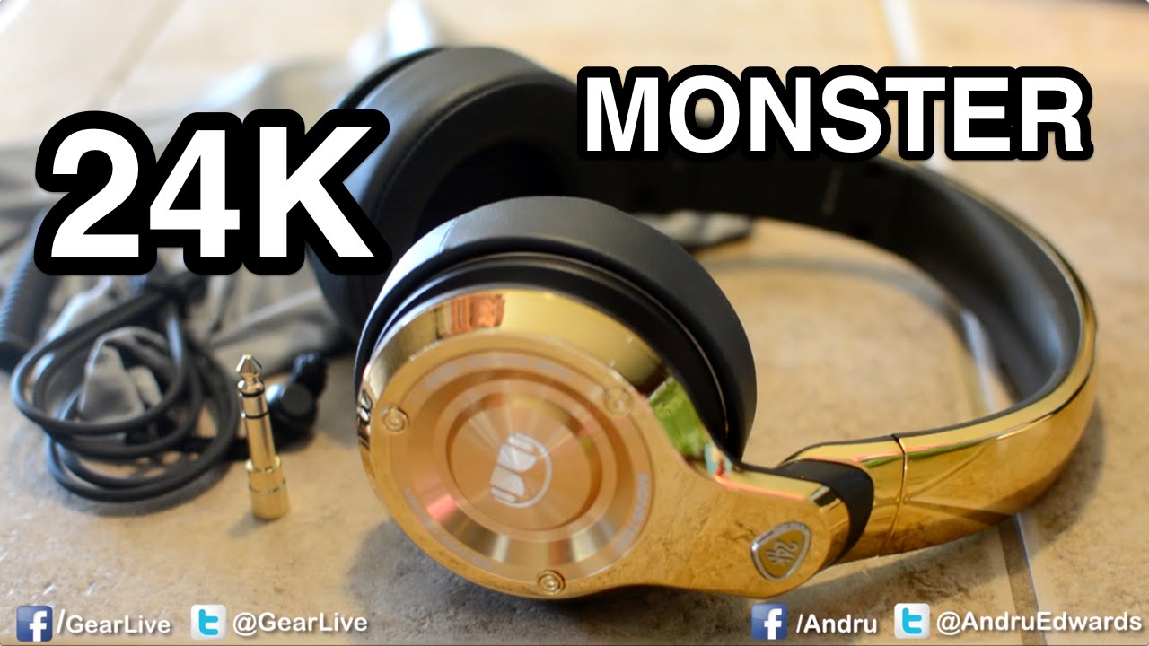Monster 24k Headphones review - YouTube