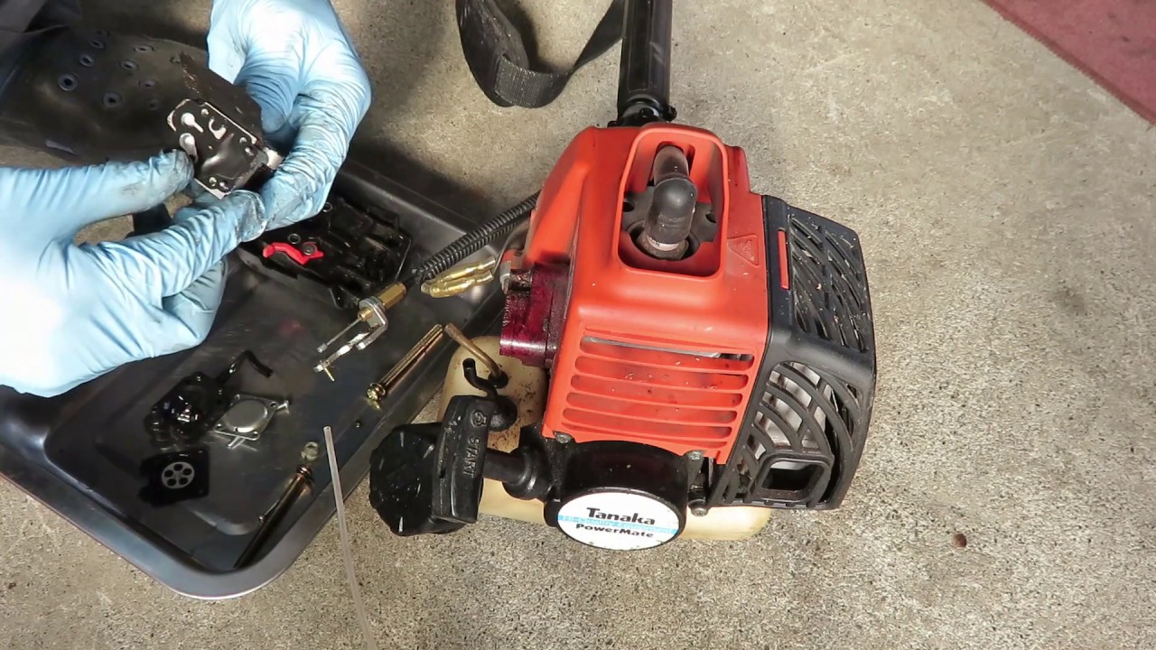 タナカ 刈払機 PCG 22EASP 修理します - YouTube