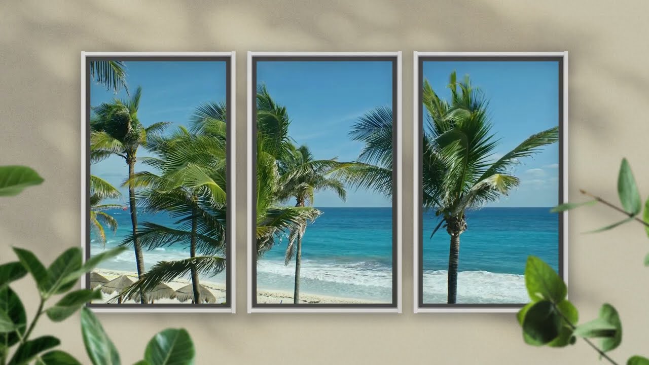 憧れのオーシャンビューを、Atmoph Window 2で堪能しよう。夏らしい