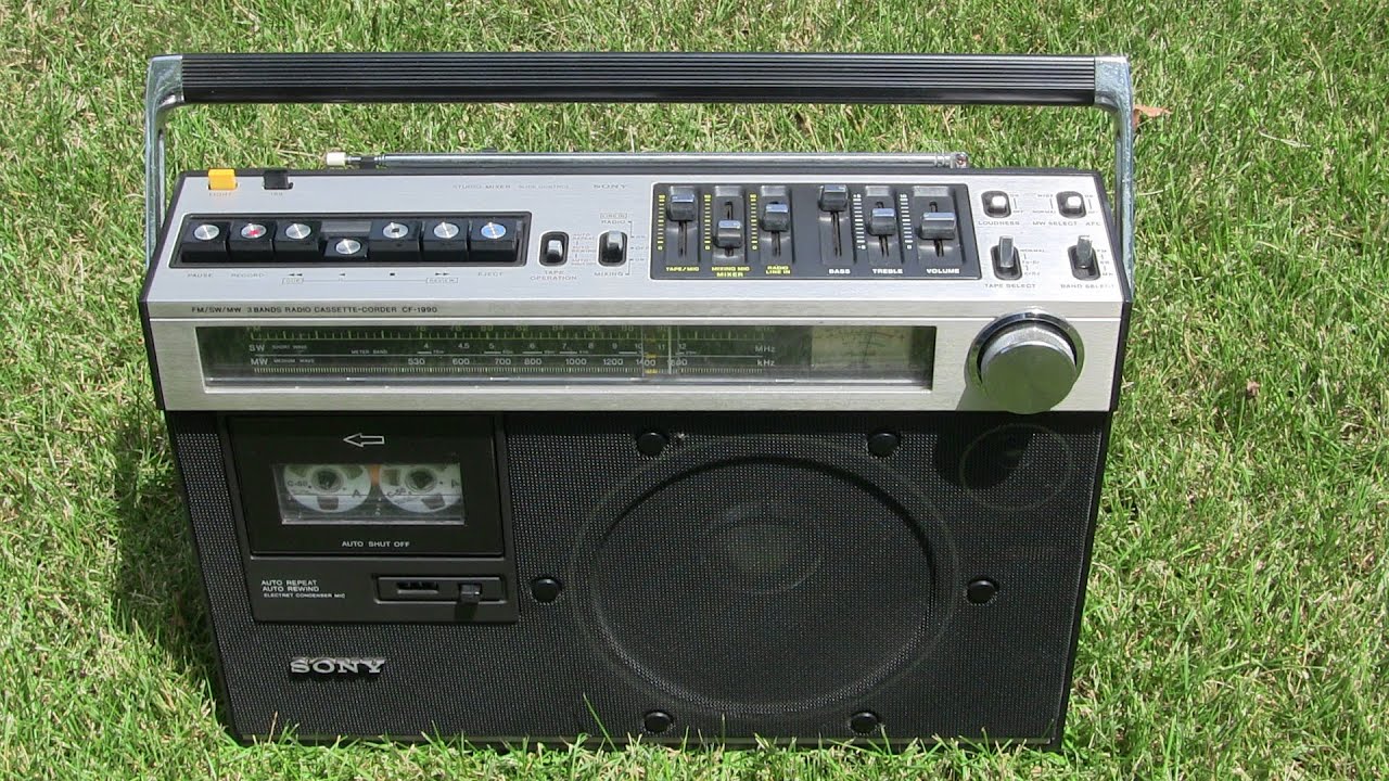 Sony CF-1990 JDM aka CF-490S or CF-495L restored play cassette