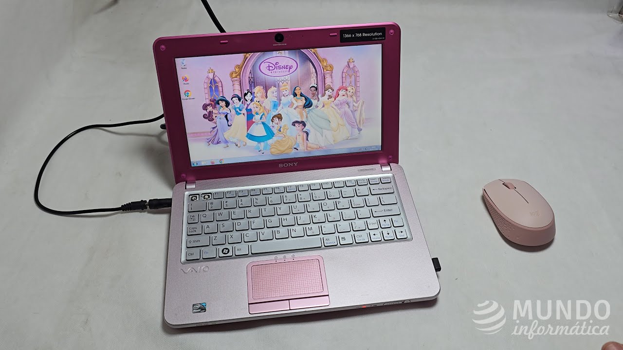 Netbook Sony Vaio Rosa instalando windows 7 e fazendo upgrade PCG