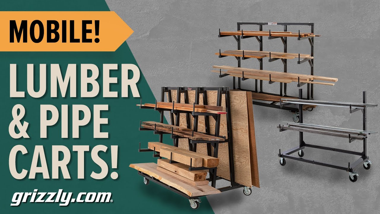 Grizzly T34006 - Mobile Lumber Rack - Grizzly Industrial, Inc.