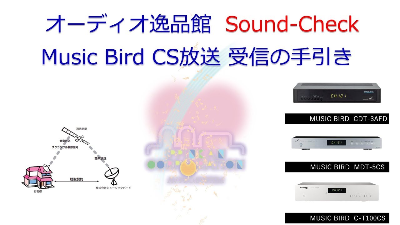 Music Bird CS放送を10倍楽しむ方法。 受信契約～チューナー・番組音質
