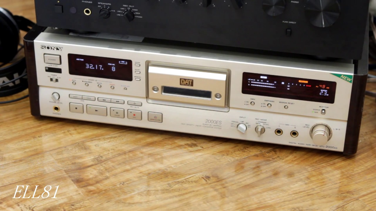 DAT SONY DTC-2000ES - YouTube