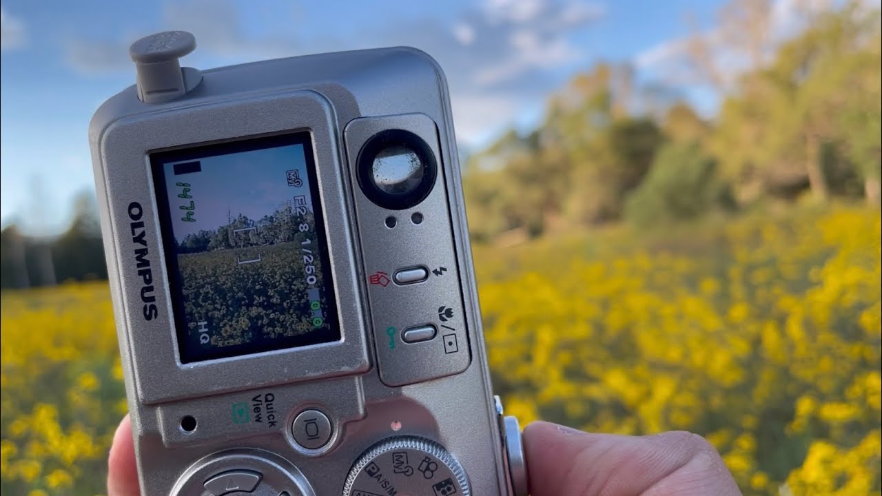 Olympus C-50 Digicam in a small town at sunset! 💪 - YouTube