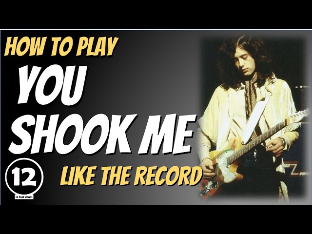 You Shook Me - Led Zeppelin | Guitar Lesson - YouTube