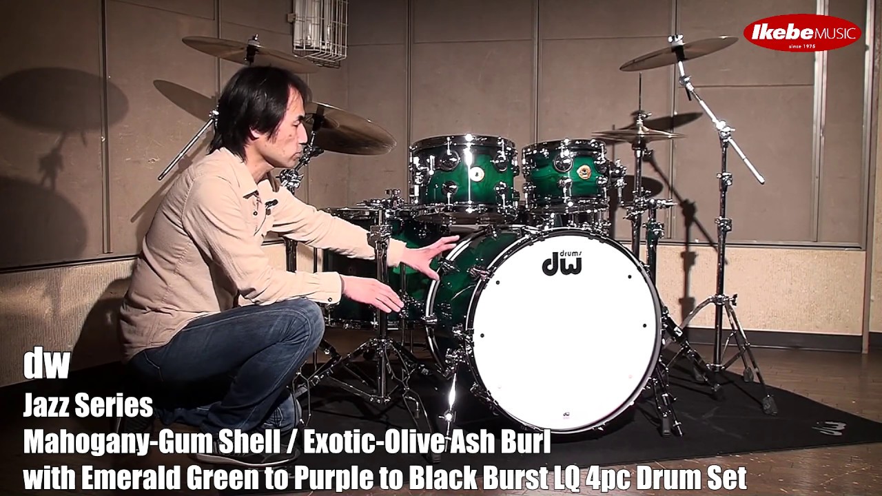 池部楽器店】dw Jazz Series Mahogany-Gum Shell / Exotic-Olive Ash