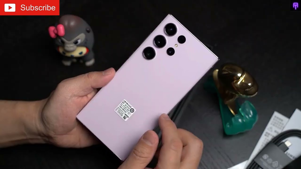 Samsung Galaxy S23 Ultra Purple -Unboxing & Hands On Review - YouTube