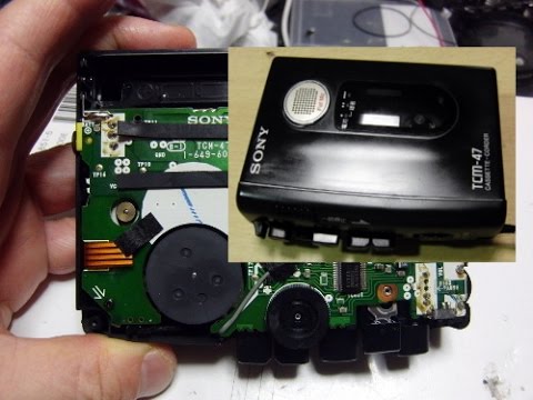 SONY カセットレコーダー TCM-47 紹介と内部解説 - YouTube
