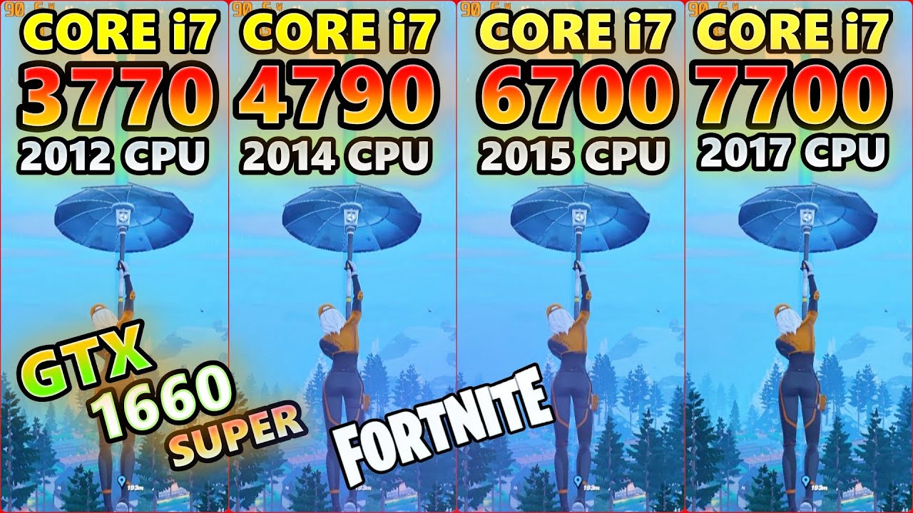 ゲーミングPC i7 7700 GTX1660Ti フォートナイト等FPS快適 徹底比較