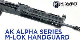 MIDWEST INDUSTRIES ハンドガード Alphaシリーズ M-LOK 6インチ AK用