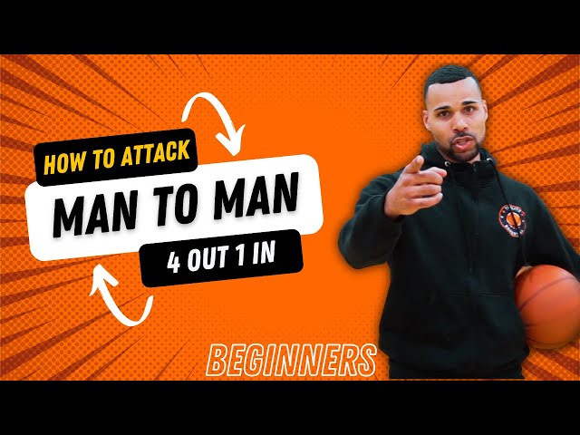 How To Attack A Man To Man Defense (4 Out 1 In - Offense) - YouTube