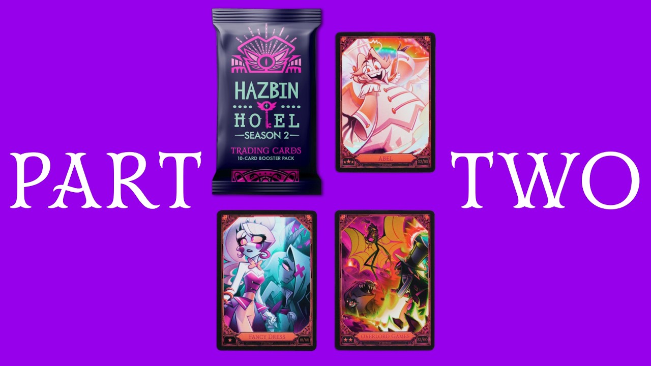 Unboxing Hazbin Hotel Season Two Trading Cards 1st Edition Booster