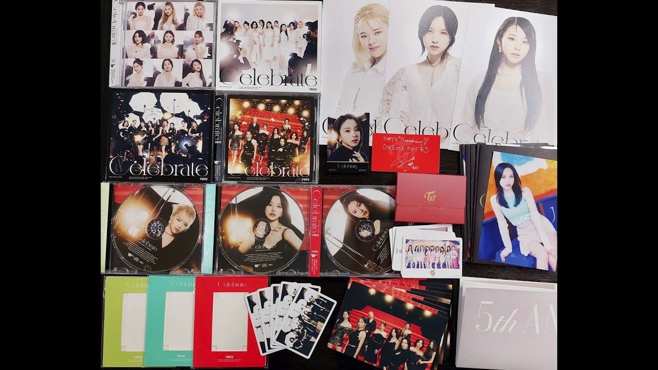 TWICE JAPAN 4th ALBUM『Celebrate』｜Unboxing - YouTube