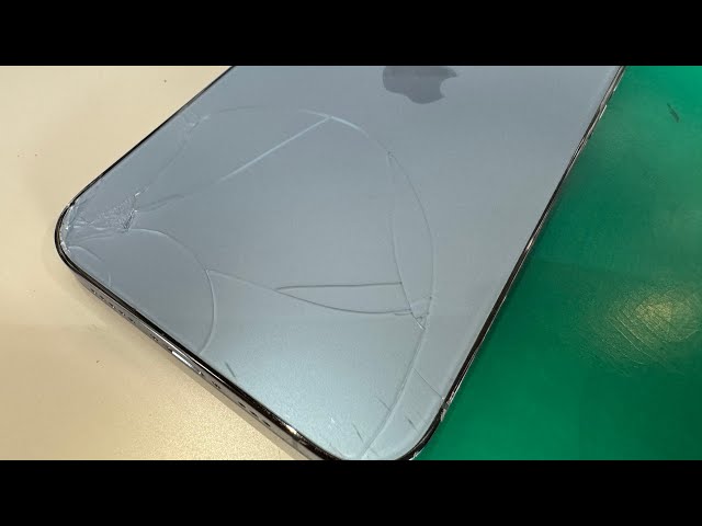 75分以内】iPhone 13 Pro 背面バックパネルはがし修理作業やり方
