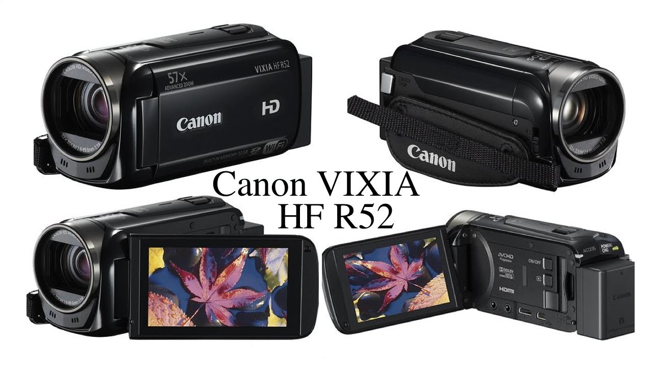 Canon VIXIA HF R52 Digital Camcorder Unboxing - YouTube
