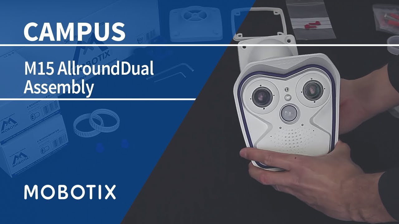AllroundDual M16】MOBOTIX 全天候型壁面設置2眼カメラ【防犯カメラ】