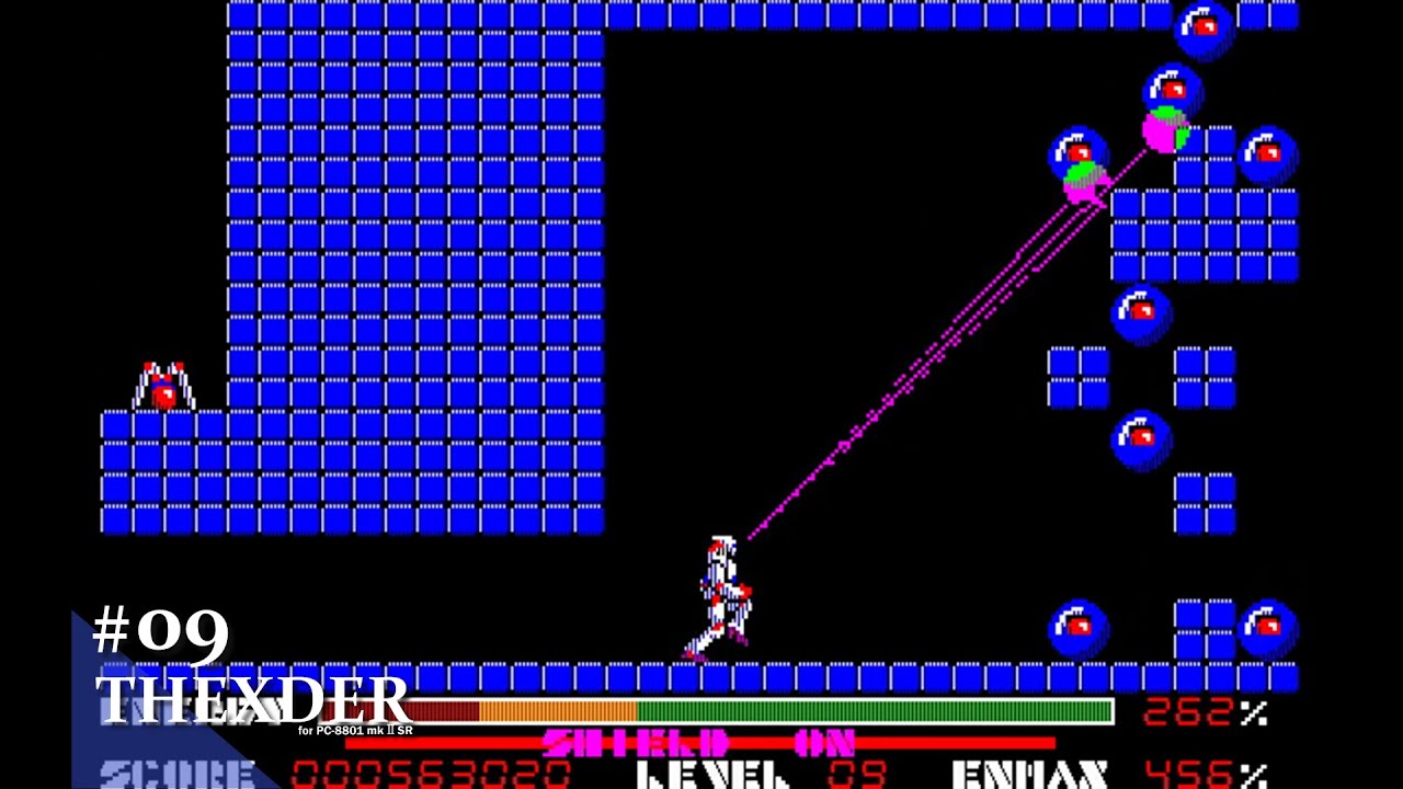 Play】PC-8801 テグザー #09 レトロゲーム - YouTube