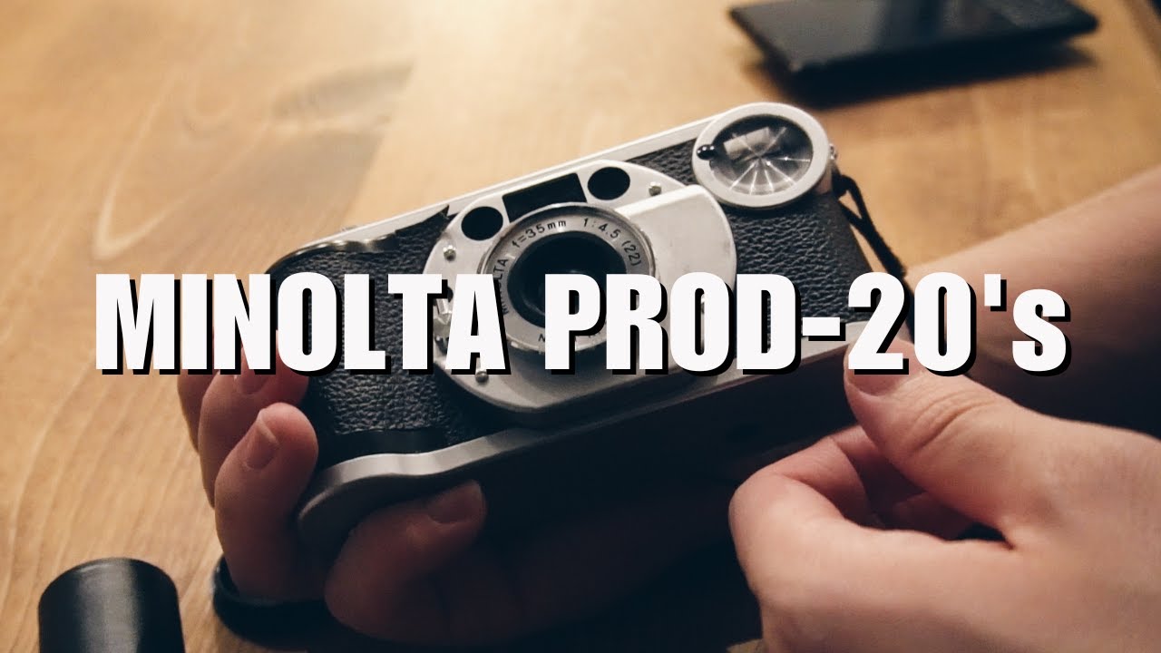 フィルムカメラ】MINOLTA PROD-20's - YouTube