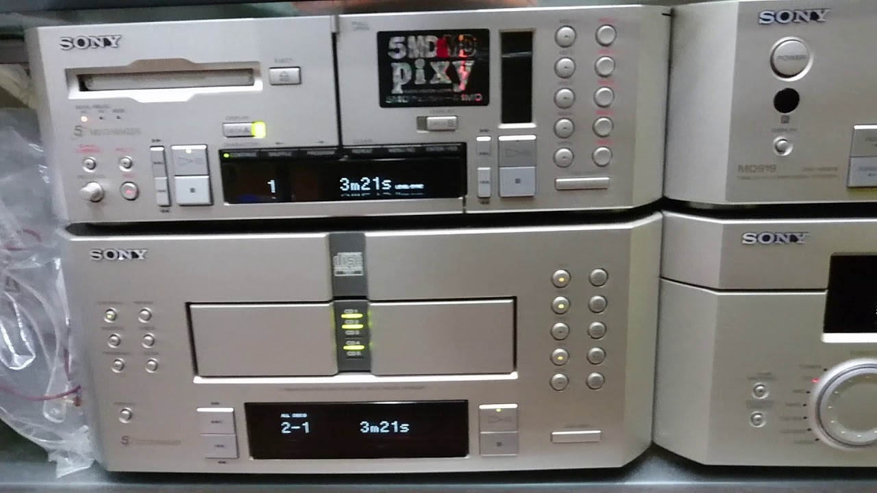 2020年 SONY 5MDpixy DHC-MD919 まだ動く？！23年目の ミニコンポ