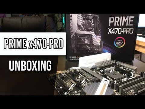 ASUS Prime x470-PRO AMD Motherboard Unboxing & Overview - YouTube
