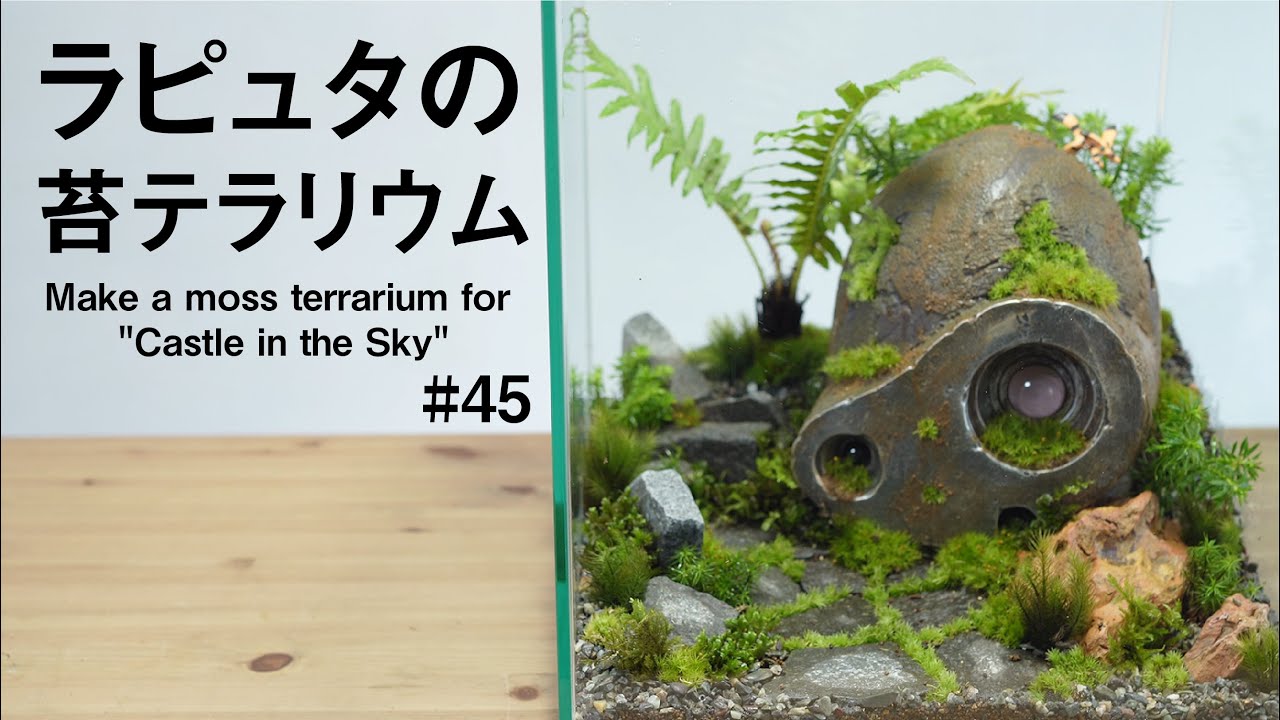 Make a moss terrarium for ”Castle in the Sky” #45 - YouTube