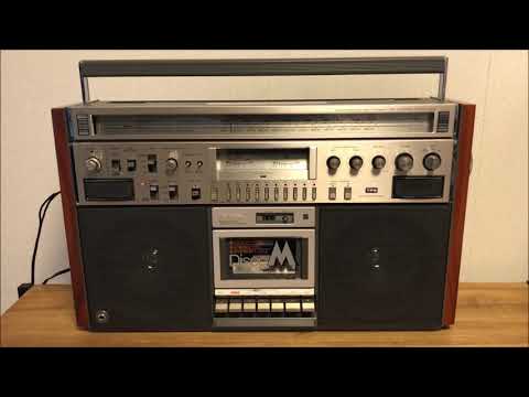 National ラジカセ DiscoM RX-5700 mint! - YouTube