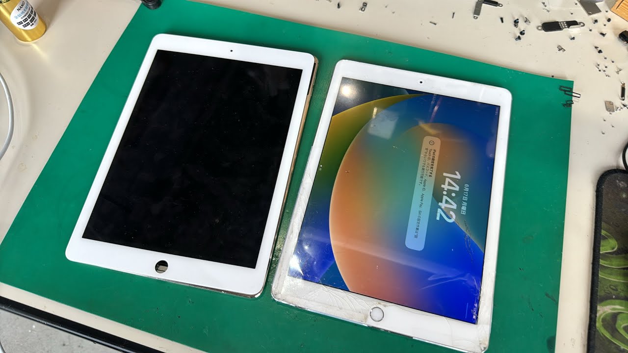 iPad Pro 9.7 起動しない修理は中古ジャンク買ってロジックボード基板