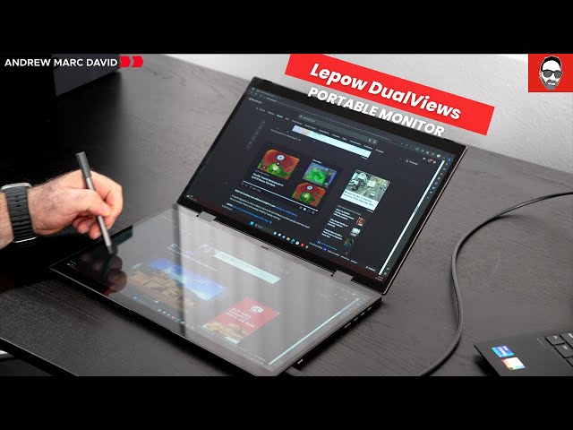 Lepow DualViews: The Most Flexible Dual Monitors - YouTube