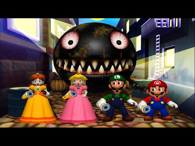Mario Party 5] Minigame *All Mario Characters* Daisy vs Peach vs