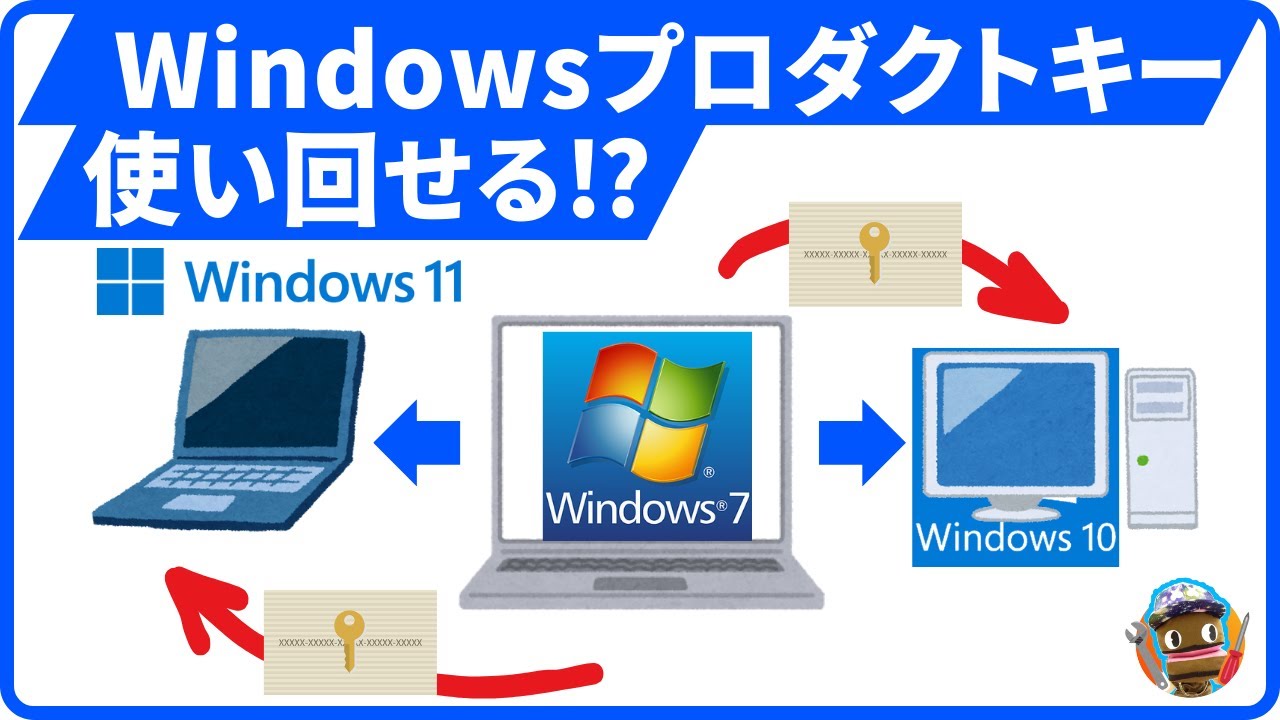 検証】Windowsプロダクトキー 他のPCで使い回せるのか⁉やってみた