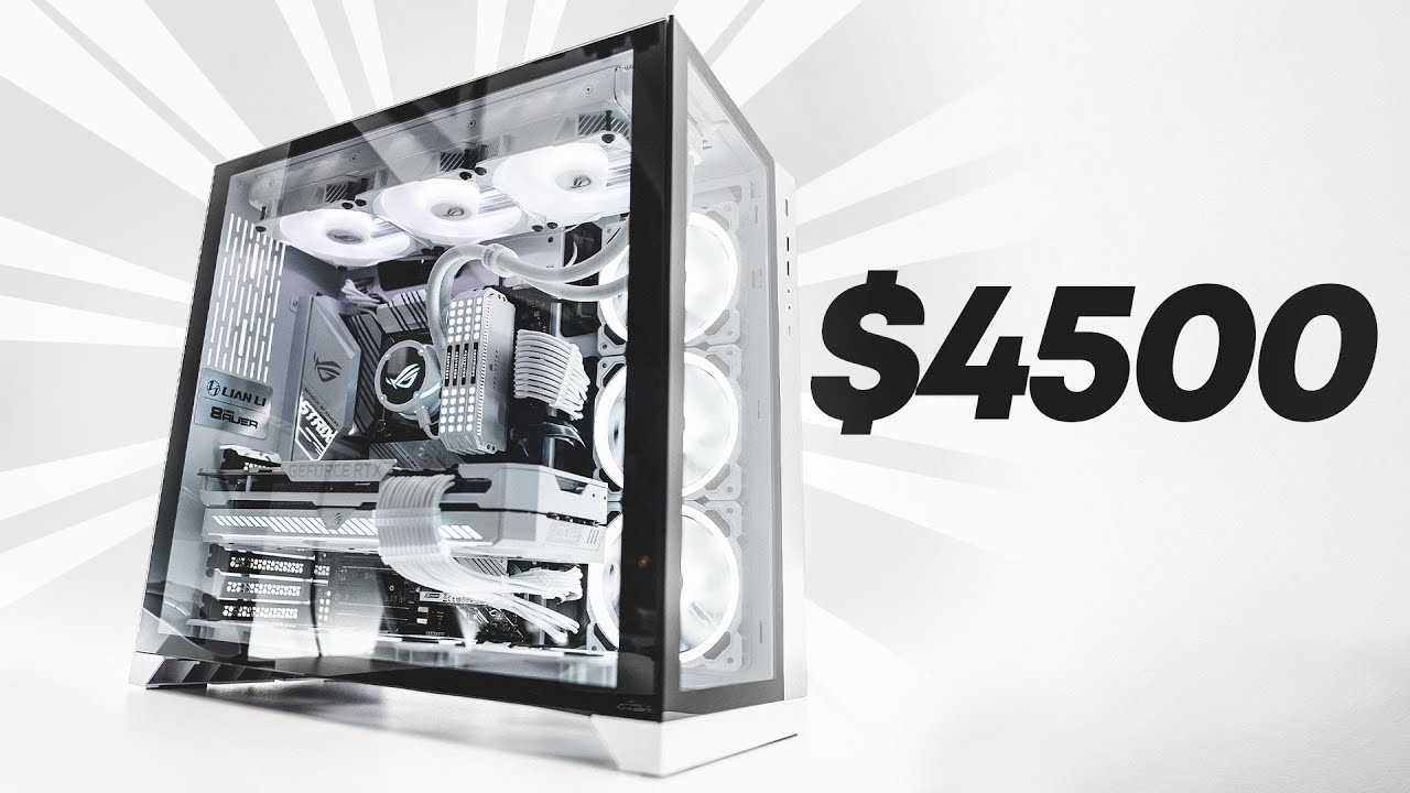 Epic $4500 PC Build: White Asus RTX 3080 x i9 10900k - YouTube
