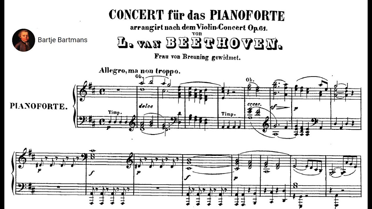 Beethoven - Piano Concerto (No. 6) in D major, Op. 61a (1807