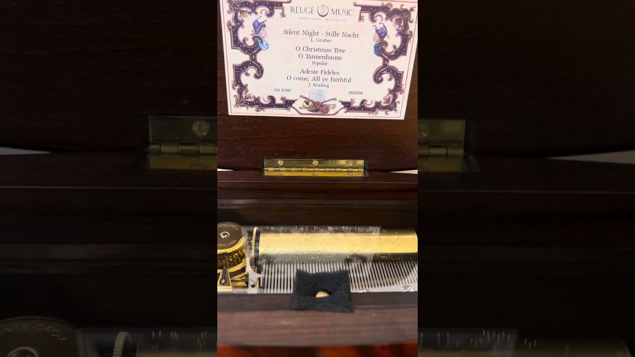 reuge 50note きよしこの夜 もみの木 神の御子は今宵しも クリスマス