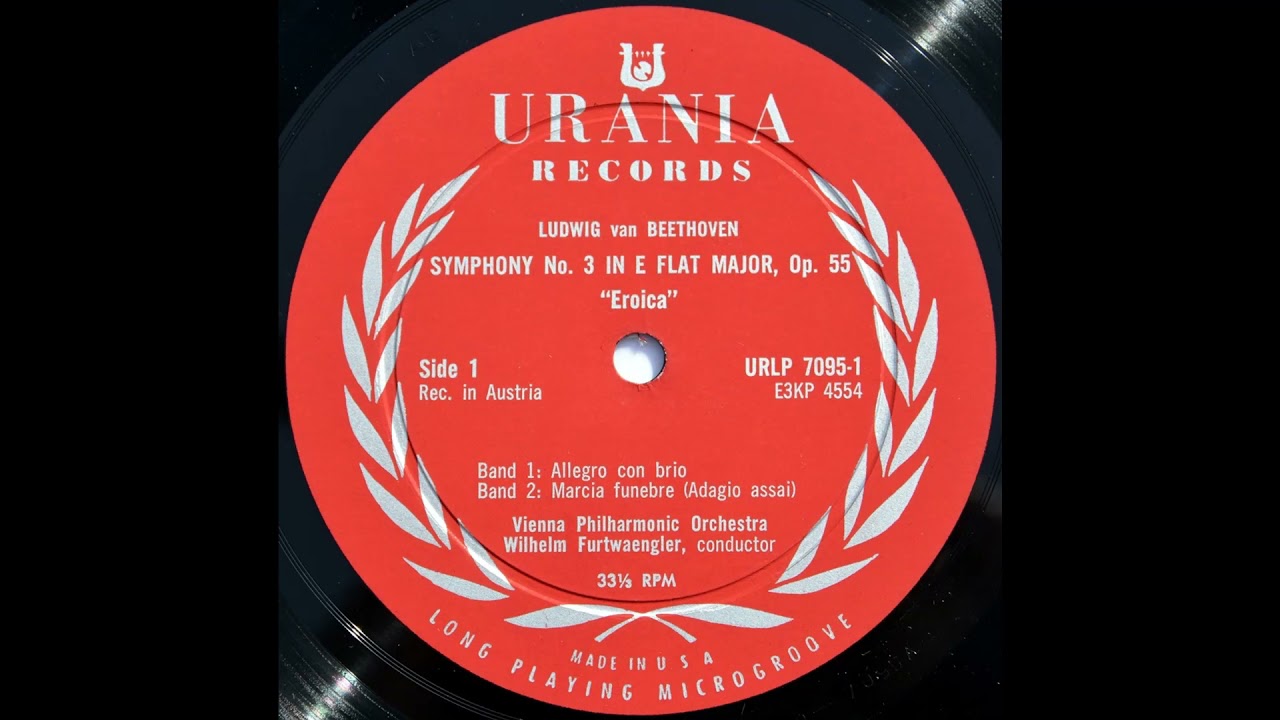 フルトヴェングラー, VPO／ウラニアのエロイカ (1944年録音) URLP 7095