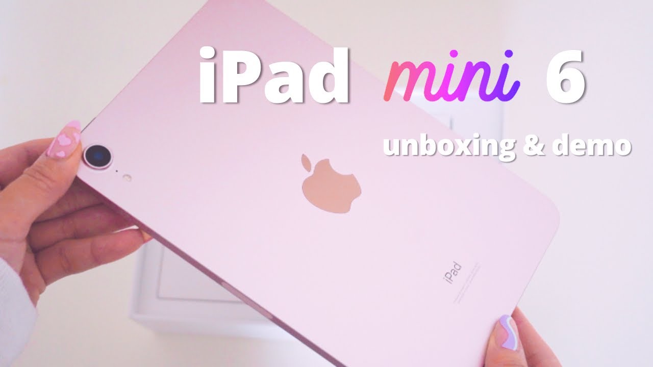 ✏️ Ipad Mini 6 Unboxing (Pink, 256 GB) / Note-Taking & More