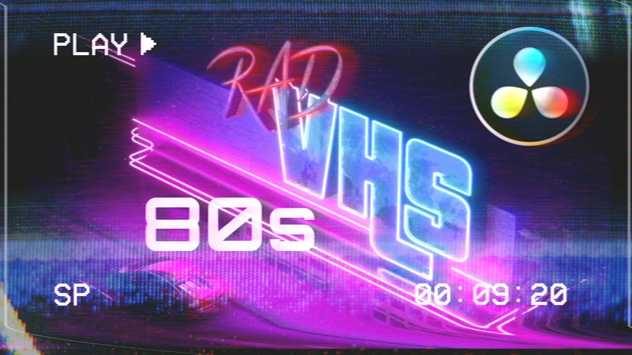 How to Get a RETRO 80s VHS Look in DaVinci Resolve 18.5 | Tutorial