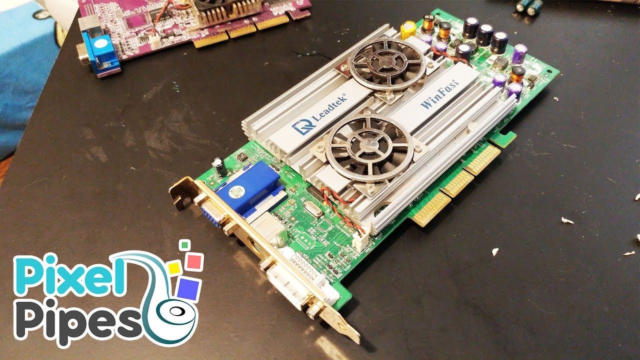 Attempting to Fix the Leadtek GeForce4 Ti4600 - YouTube