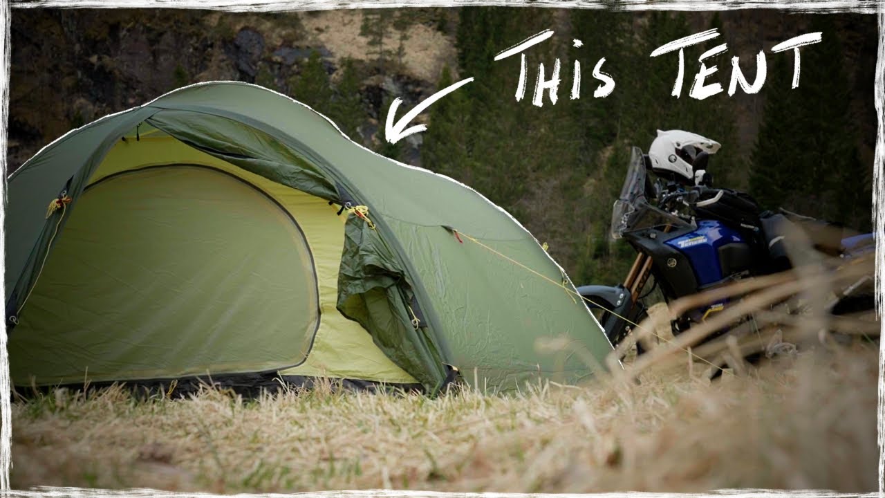 My Favourite Motorcycle Tent - Helsport Reinsfjell PRO 3 - YouTube