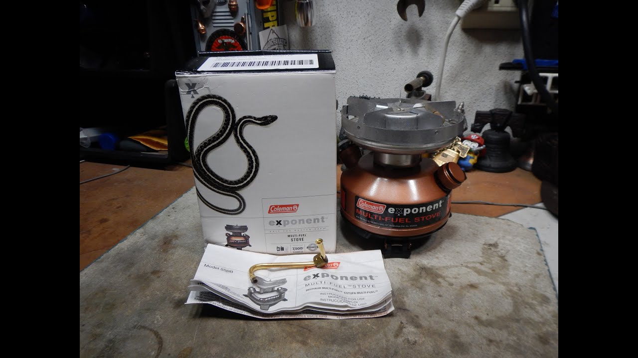 My New Coleman Exponent Multi-Fuel Stove - Model 550B - YouTube