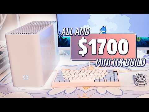 aesthetic mini itx pc build | building with the iqunix zx1 sff