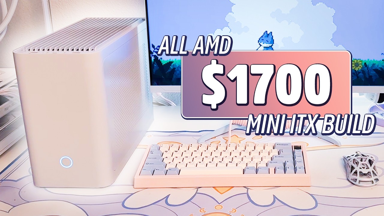 aesthetic mini itx pc build | building with the iqunix zx1 sff