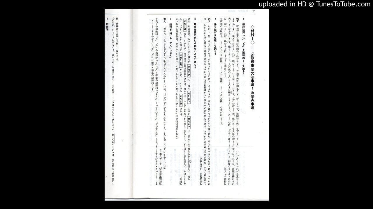 ラ講 1992年冬季スクーリング 古文の文法など(1) 原 栄一 先生 - YouTube