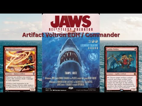 JAWS, Relentless Predator Artifact Voltron EDH / Commander Deck