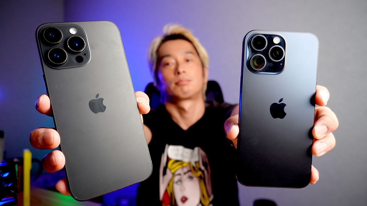 Cool! iPhone 16 Pro Max Black Titanium! Highly-finished mockup