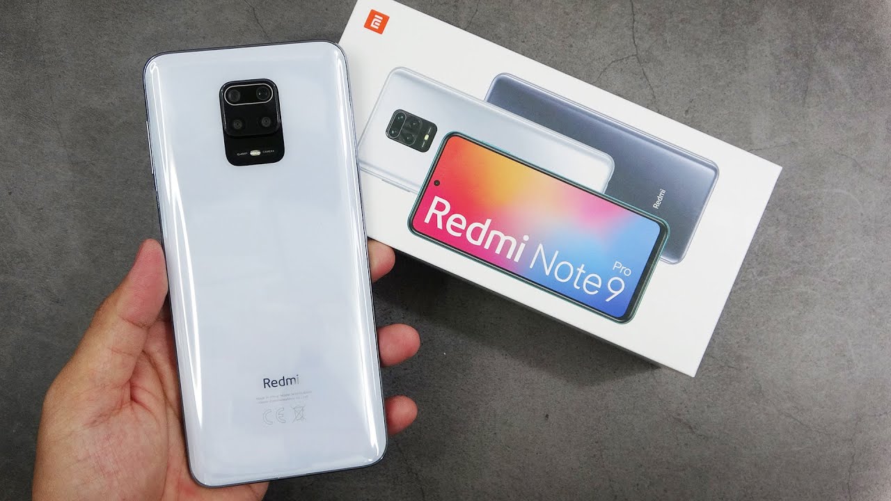 Xiaomi Redmi Note 9 Pro Glacier White unboxing, camera test - YouTube