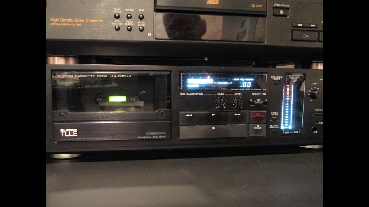 KENWOOD KX 880HX Cassette Deck Oldschool Hi-Fi - YouTube